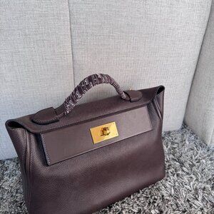 Hermes 24/24 29 Barenia Faubourg leather GHW bag